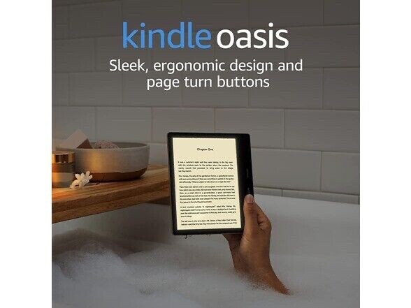 NEW Kindle Oasis Waterproof eReader 10th Gen 7” Display Page Turn
