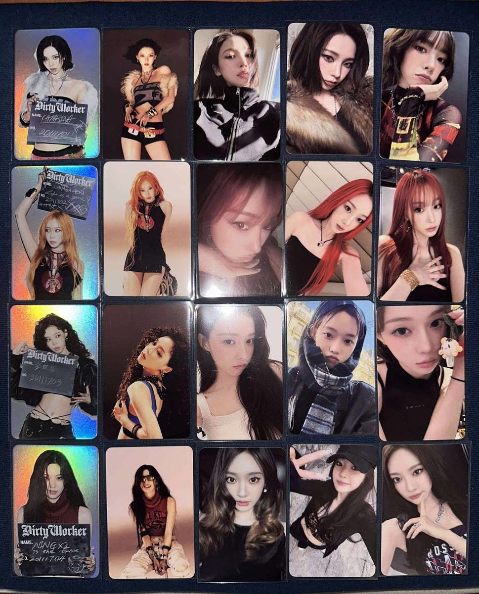 AESPA OFFICIAL DIRTY WORK ALBUM QQ MUSIC LUCKY DRAW PHOTOCARD | eBay