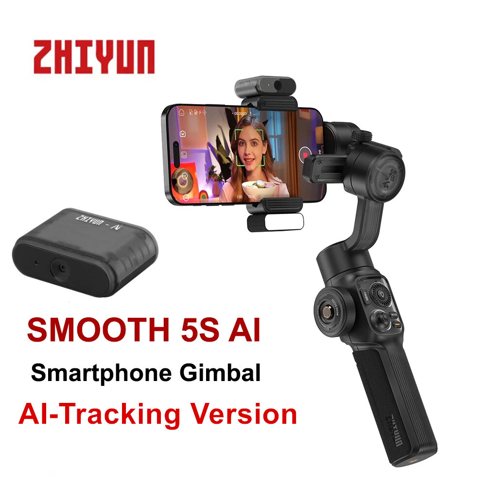 Zhiyun Smooth 5S AI Combo Pro 3-Axis Gimbal stabilizer for