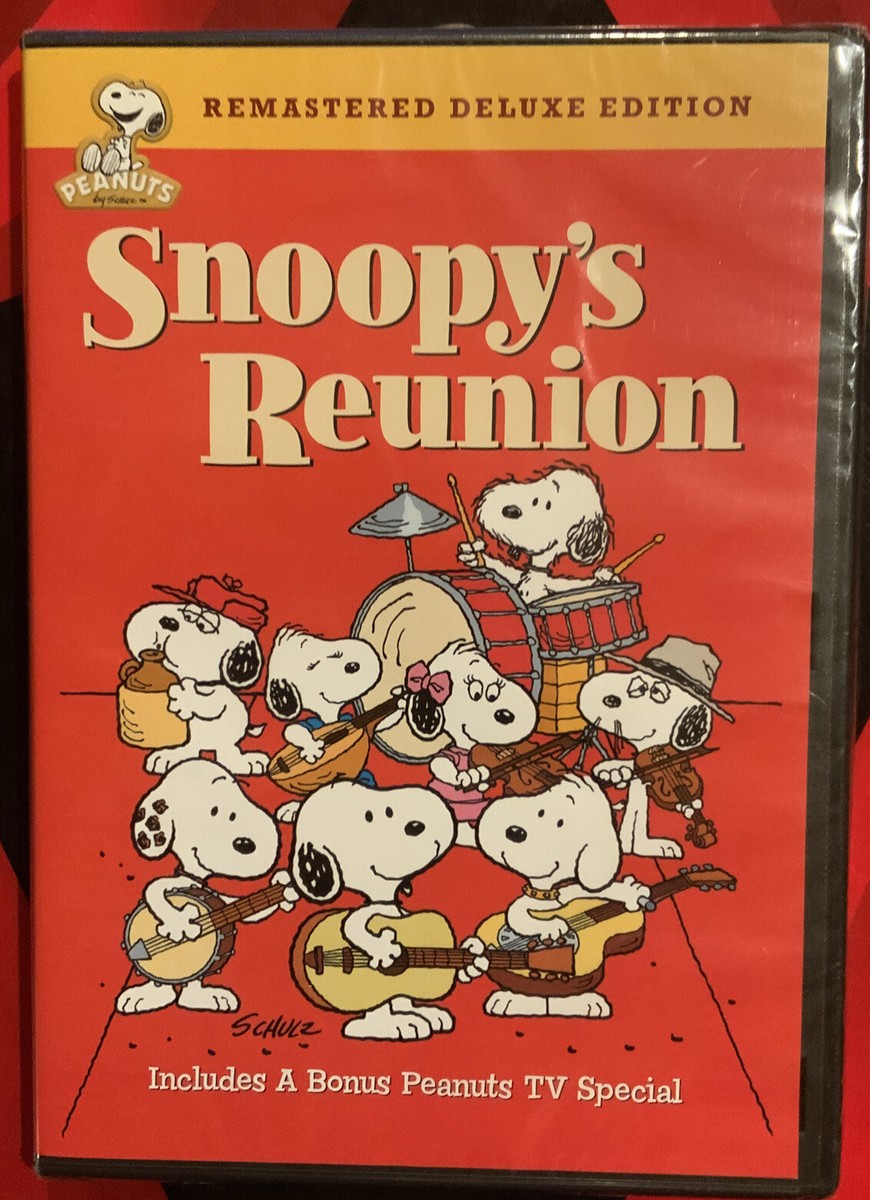 SNOOPY'S REUNION DVD Remastered Deluxe Edition PEANUTS Charles
