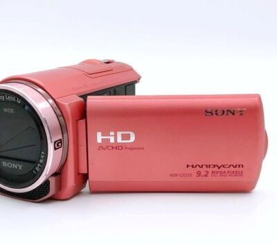 SONY HDR-CX535 P HandyCam Pink Video Camera Internal Memory 32GB