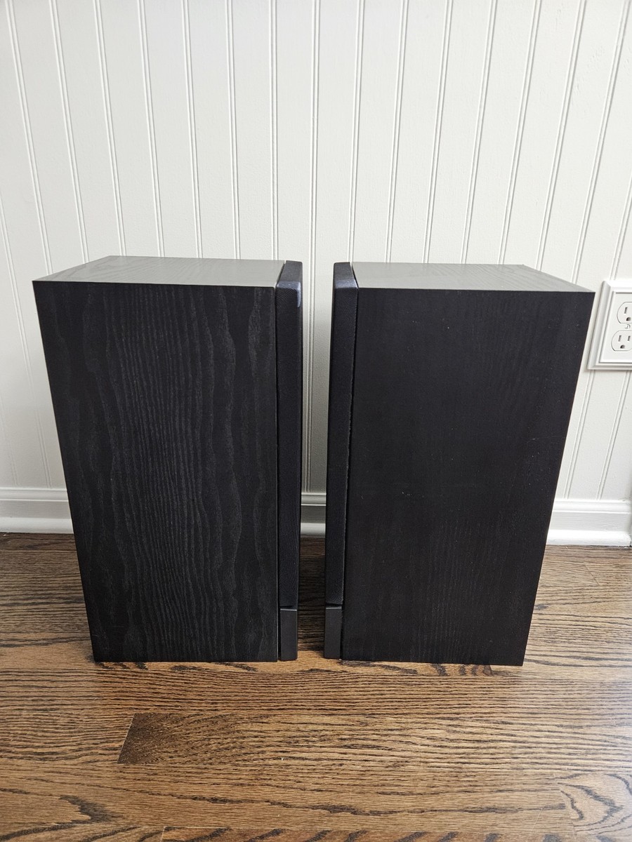 Linn Index Speakers Bookshelf Black Audio Wood Pair Tested