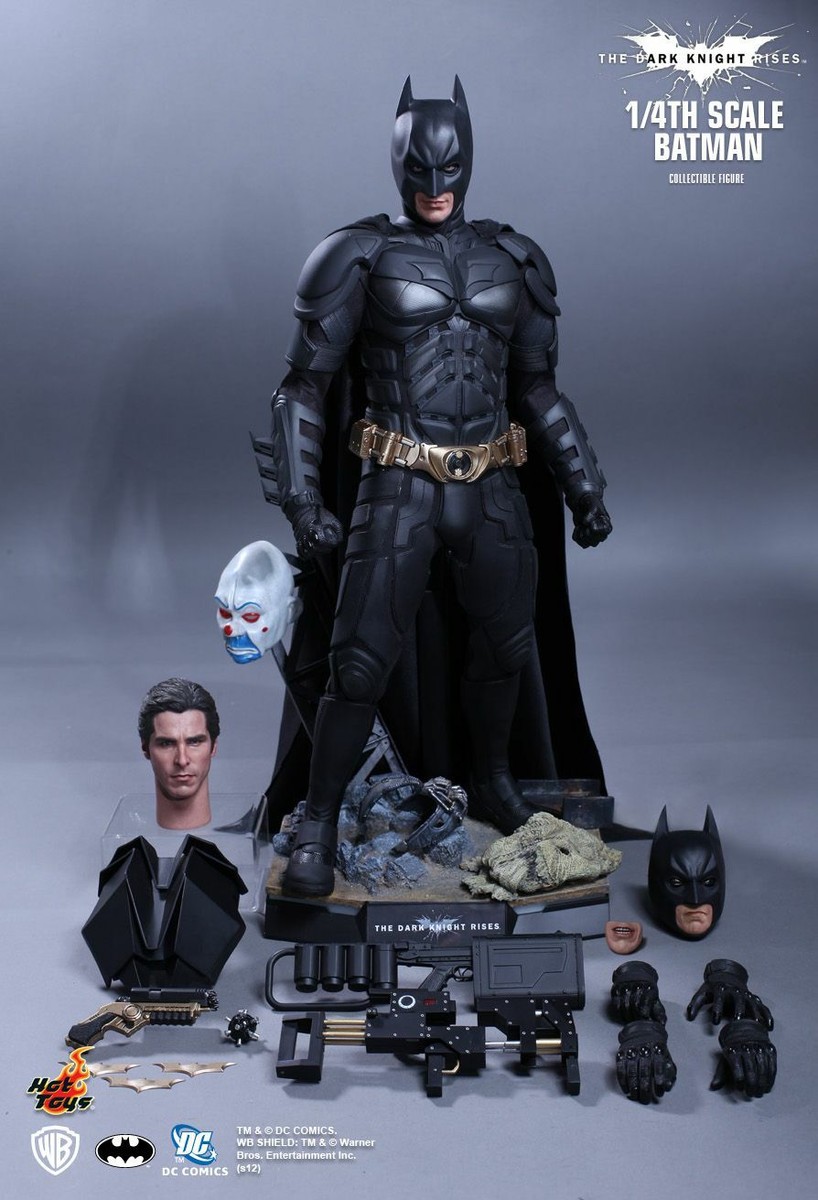Hot Toys QS001 Dark Knight Rises Batman Quarter Scale Figure NM