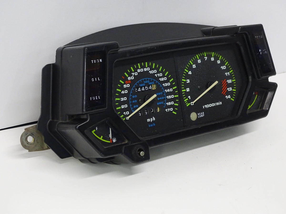 1987 Kawasaki Ninja ZX750 ZX750F Gauge Cluster Speedometer Tachom