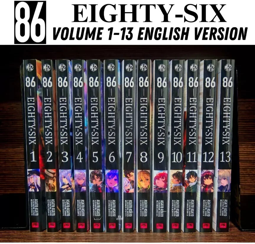86 EIGHTY SIX (Light Novel) Volume 1 - 13 English Version NEW -DHL