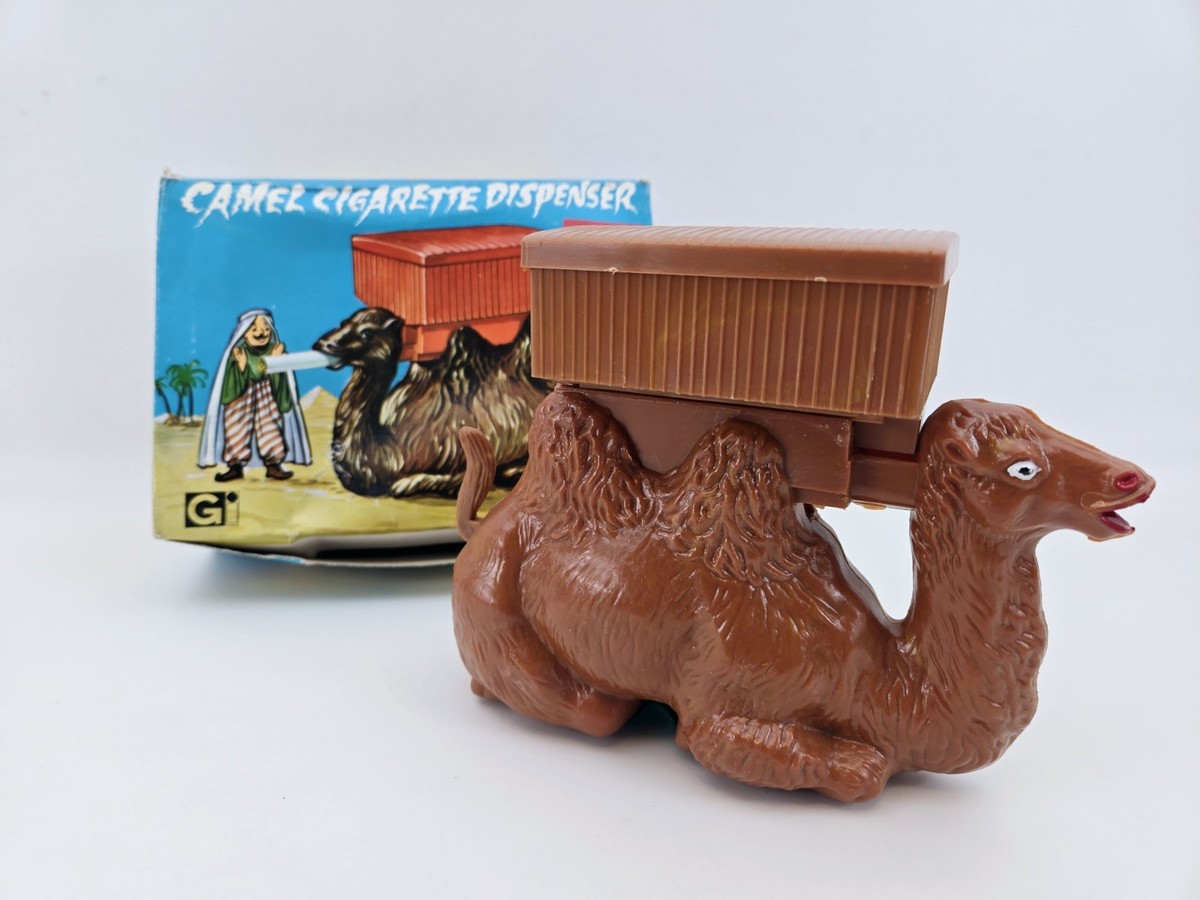 Vintage GI Camel Cigarette Dispenser MAD MEN Plastic Original Box