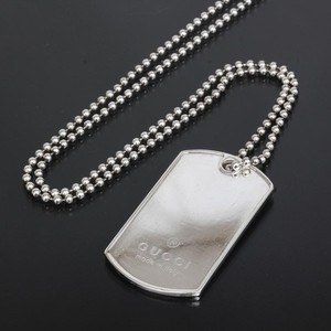 Gucci Dog Tag Necklace for sale | eBay
