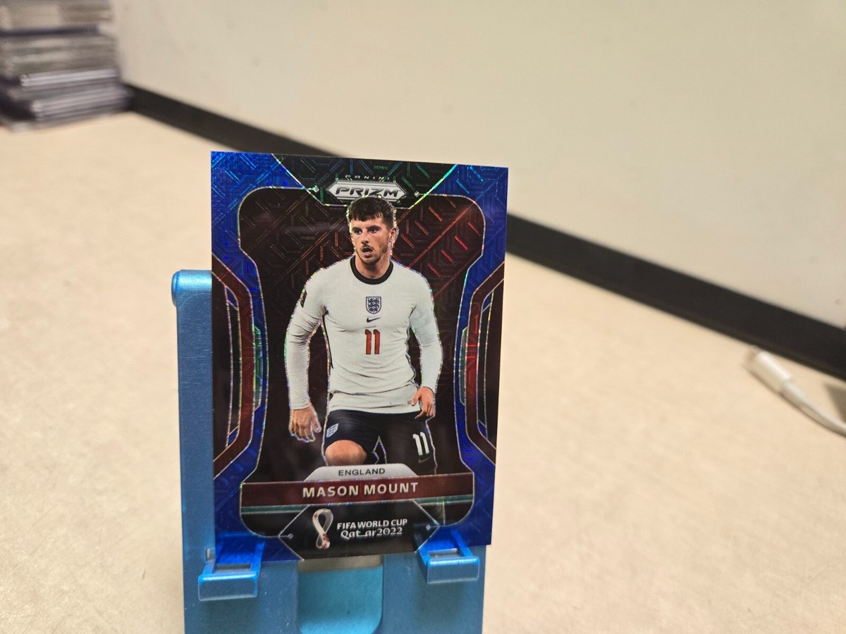 2022 Panini Prizm World Cup Qatar Blue Mojo Prizm /75 Mason Mount