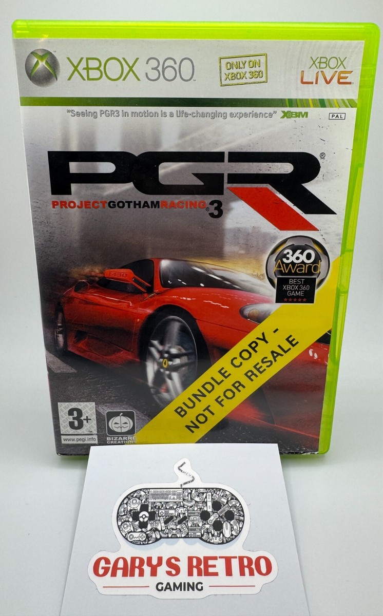 Project Gotham Racing 3 PGR3 for Microsoft Xbox 360 Comes With