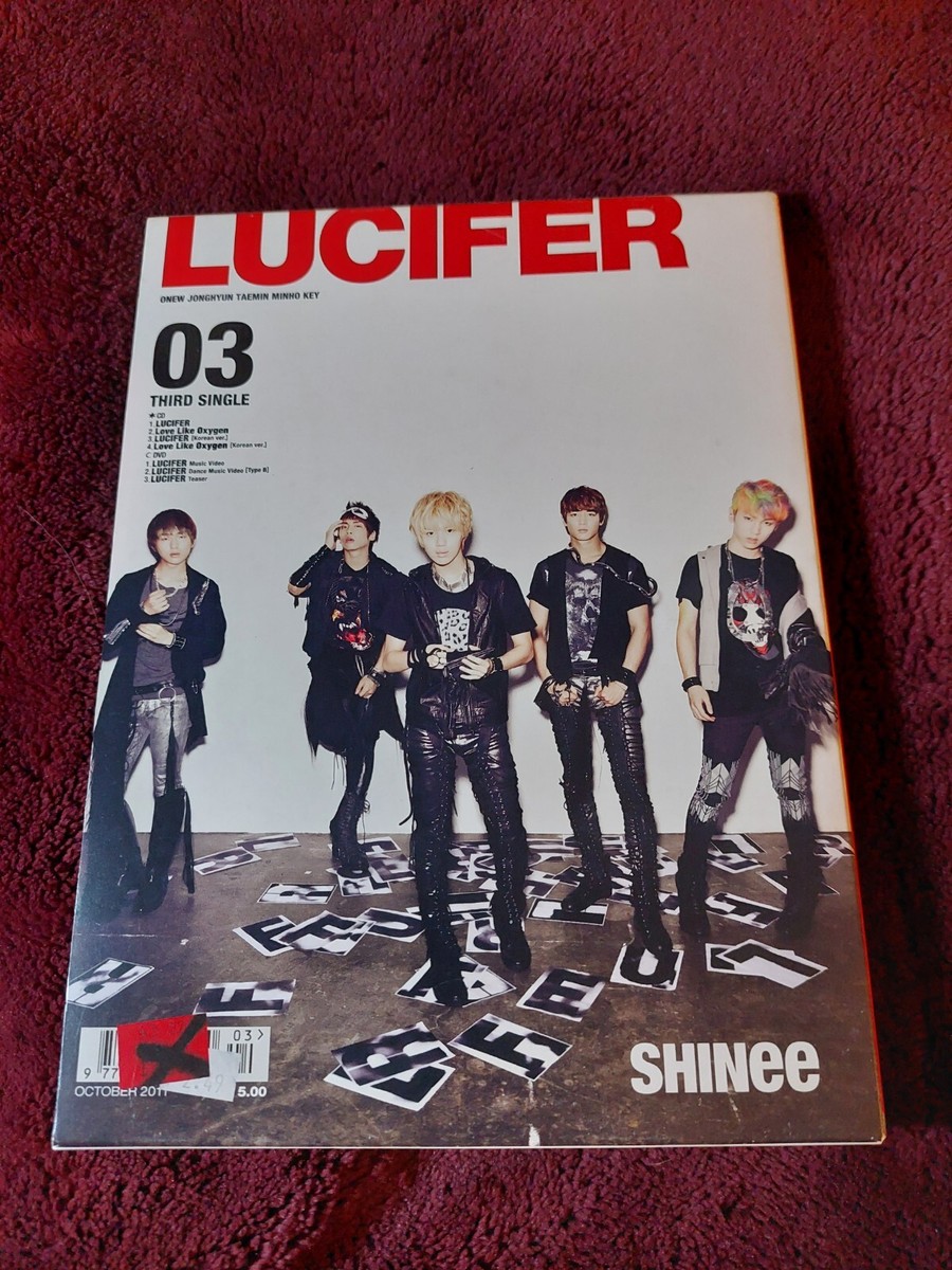SHINee LUCIFER 03 CD+DVD+PHOTOBOOK JAPAN Type B Limited Edition
