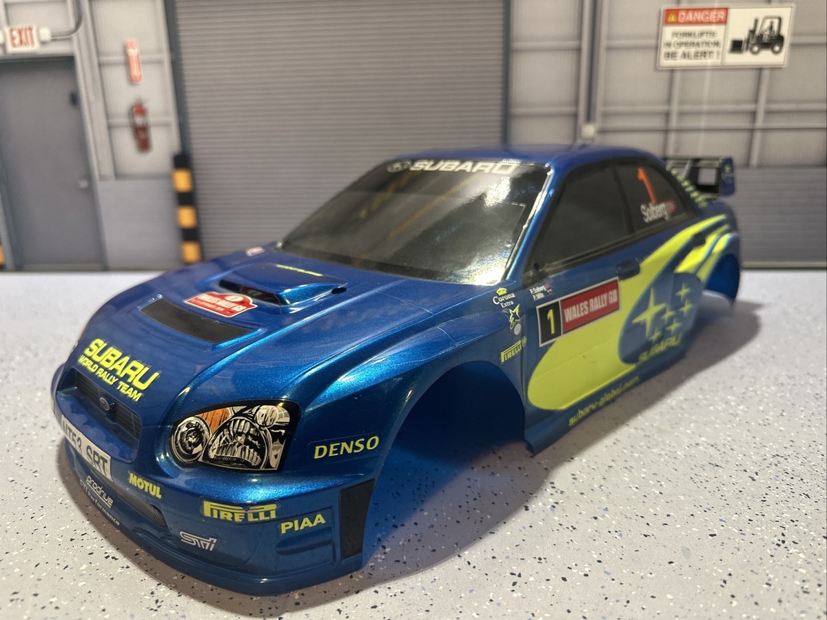 Custom 1/10 Tamiya Subaru Wrx Sti 2004 Mexico Rally Body Only ! No