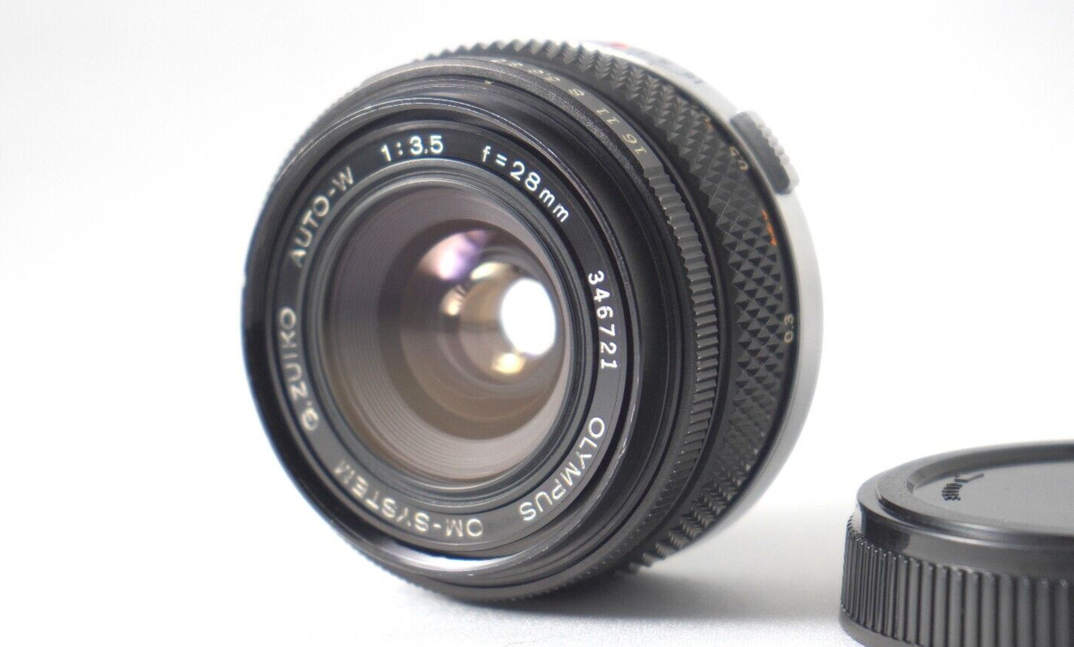 Olympus OM G.Zuiko Auto-W 28mm F3.5 Wide Angle Lens From JAPAN