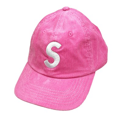 Supreme SS21 Fine Wale Corduroy S Logo 6-Panel Cap Pink | eBay