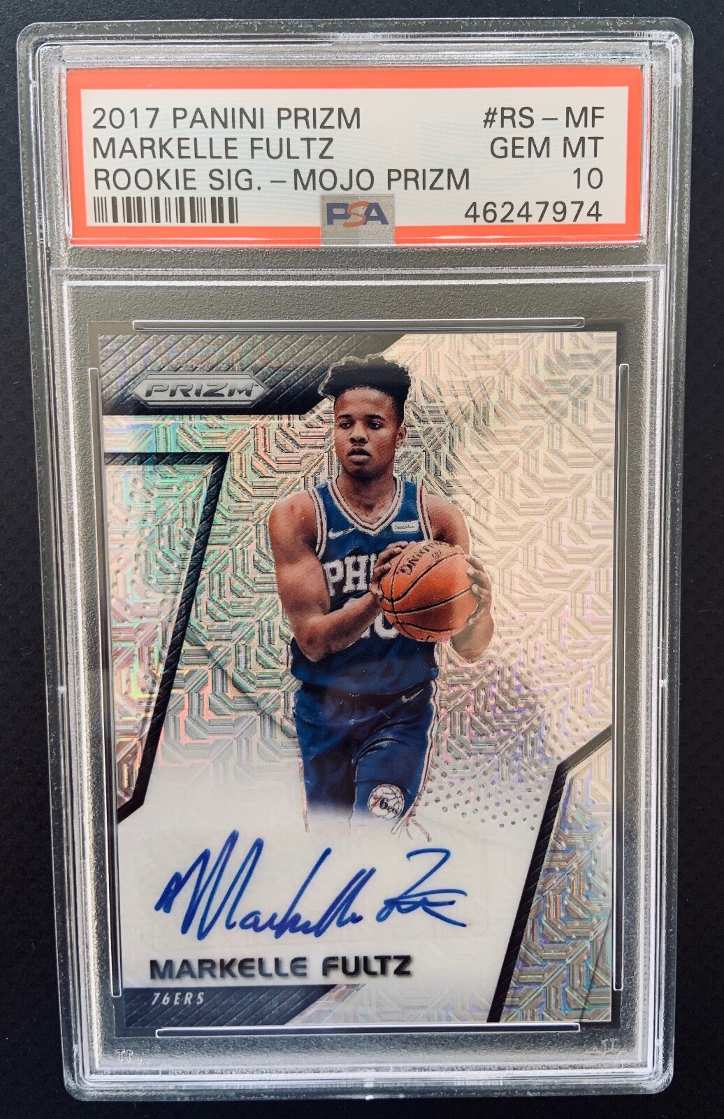 Prizm Fast Break Markelle Fultz Auto サイン