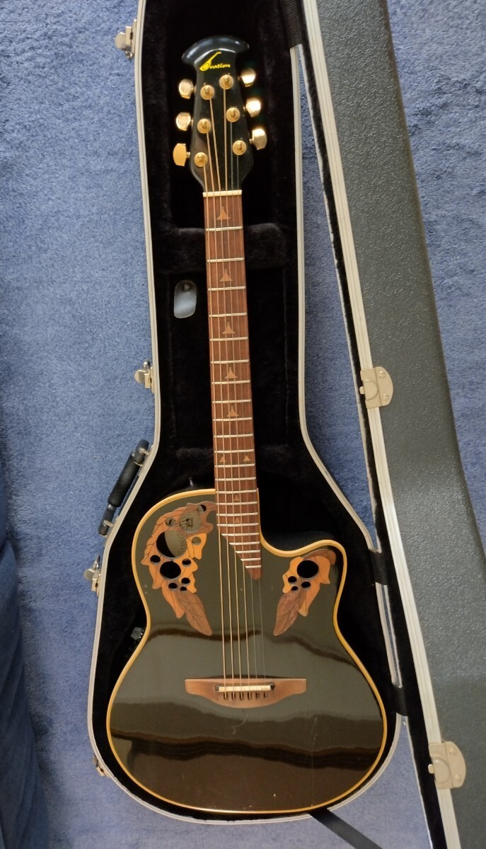 Electric Acoustic Guitar Ovation Elite 1868 Model 1990 Made in USA