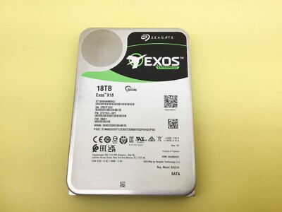 Seagate Exos X18 18TB 7.2K RPM SATA 6Gb/s 3.5