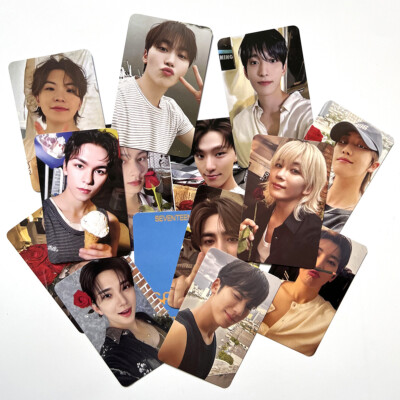 13pcs/set Seventeen SPILL THE FEELS Self Made Cards . Photocard