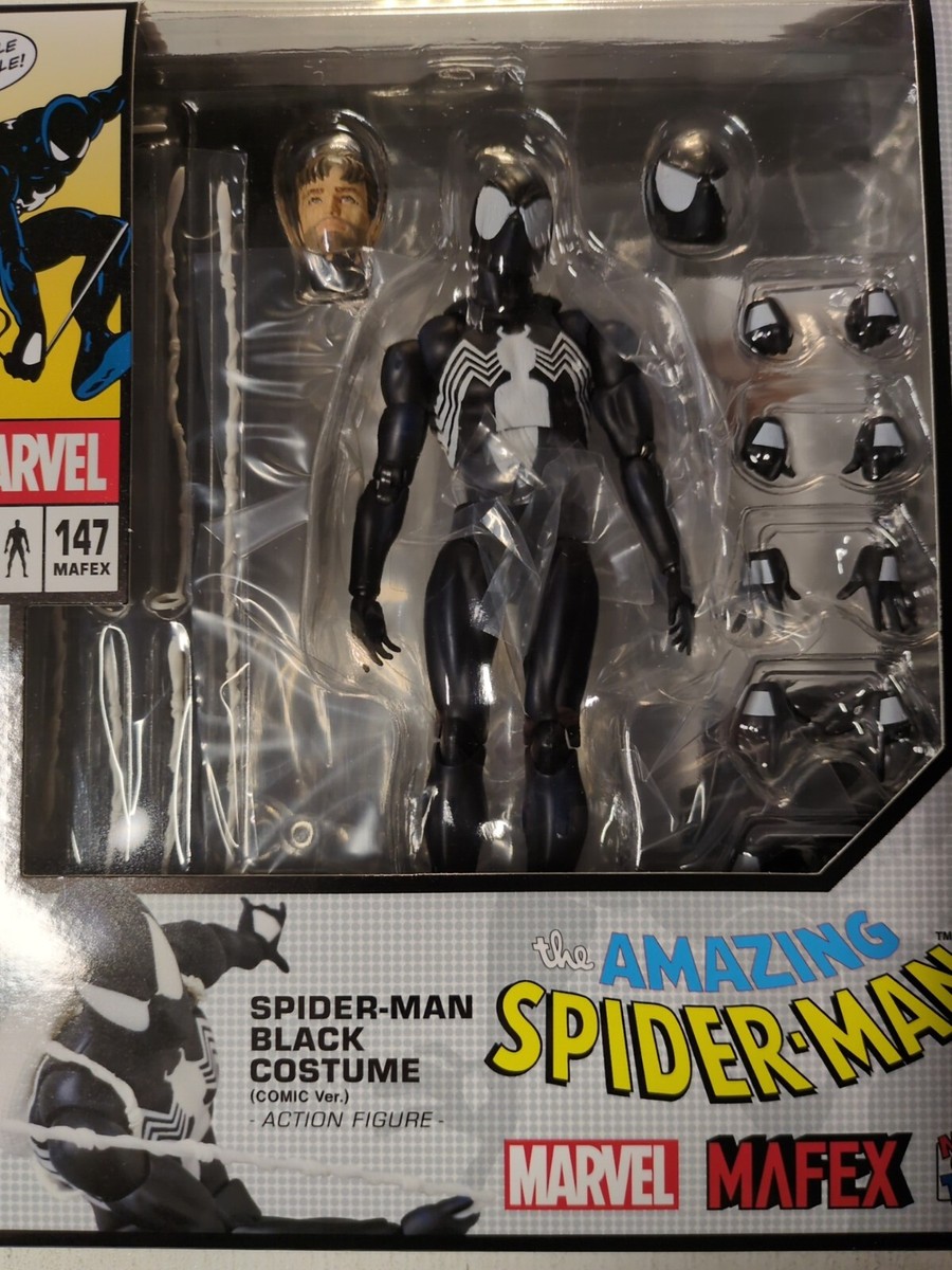 MAFEX No. 147 Spider-Man Black Costume Comic Ver. Reissue Medicom