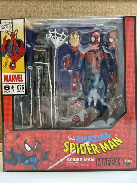 MEDICOM TOY MAFEX No. 075 Spider Man Comic Version Action Figure