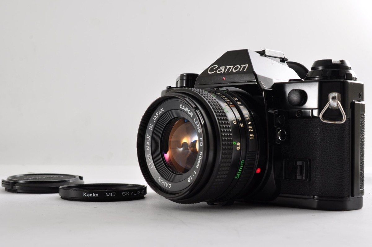 Canon AE-1 Program Black w/NFD 50mm f1.8 [Exc+4] (3412319) Japan