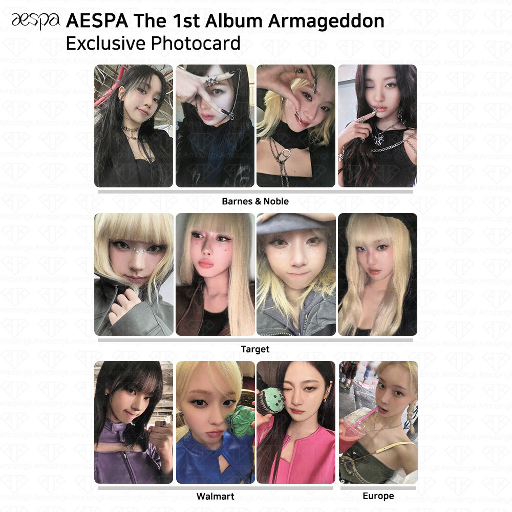 Aespa The 1st Album Armageddon Target Walmart B&N Europe Exclusive