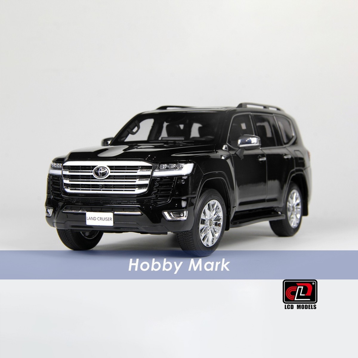 LCD models 1/18 Totoya Land Cruiser LC300 ZX Black SUV Diecast Toy