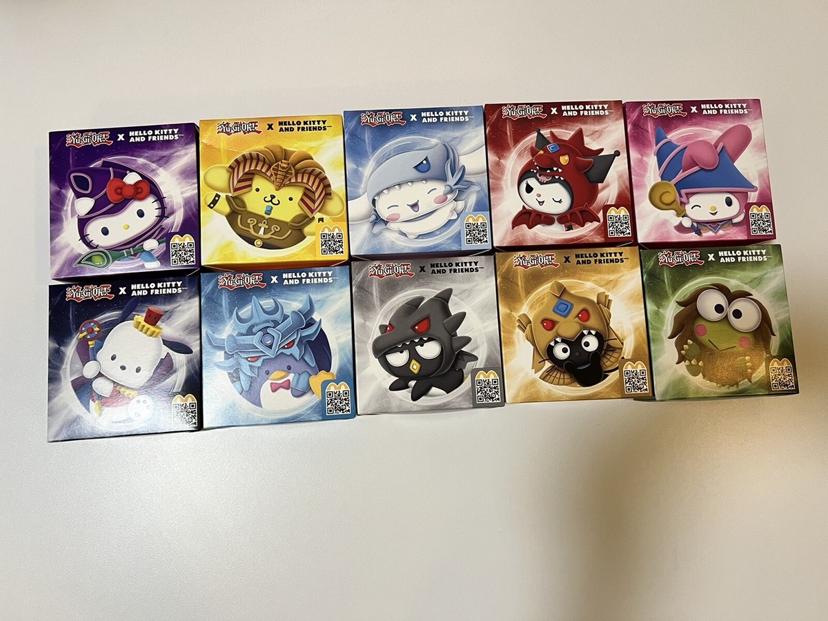 YUGIOH Sanrio HELLO KITTY HAPPY MEAL TOYS MCDONALDS BADTZ MARU