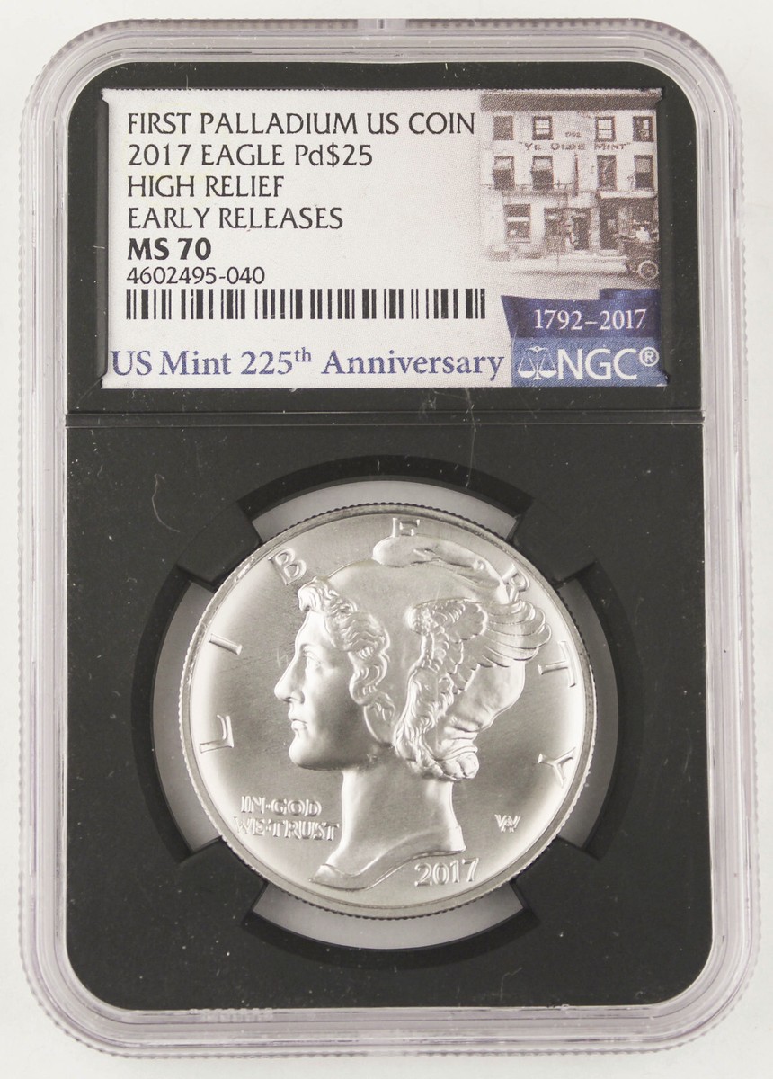 2017 パラジウム イーグル モダンコイン NGC MS70ER E2 NGC MS70 2025