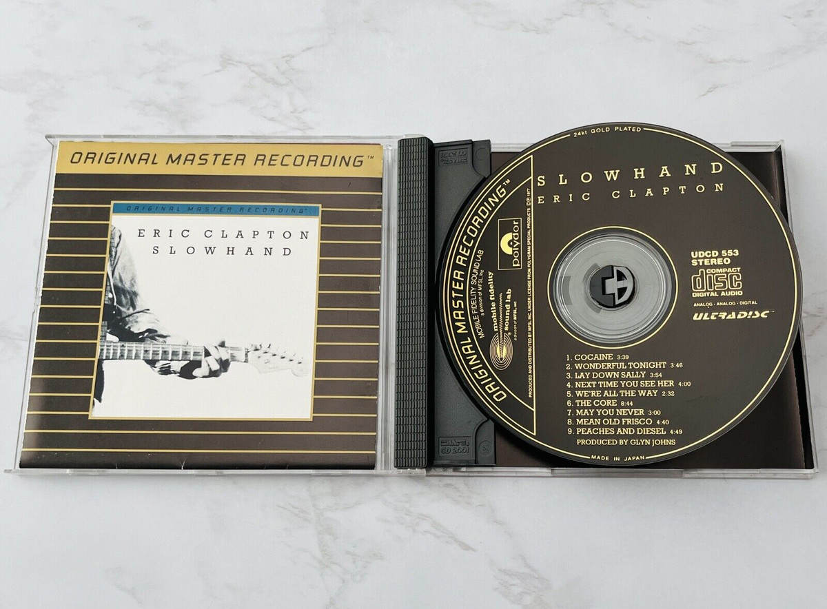 Eric Clapton Slowhand CD MFSL ULTRADISC JAPAN 24KT GOLD DISC! LTD