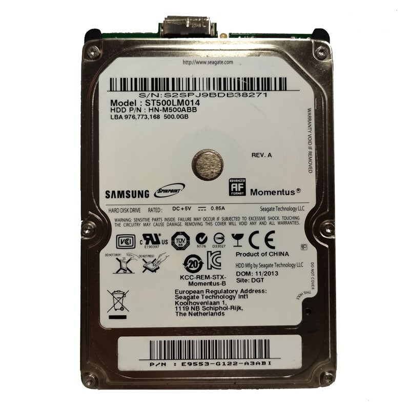 Samsung 500GB ST500LM014 2.5