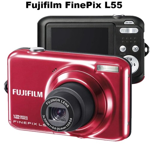 Fujifilm Digital Camera FinePix L55 12.0MP Red Tested | eBay