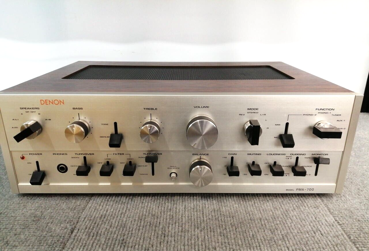 DENON PMA-700 Integrated Amplifier Vintage Maintained | eBay