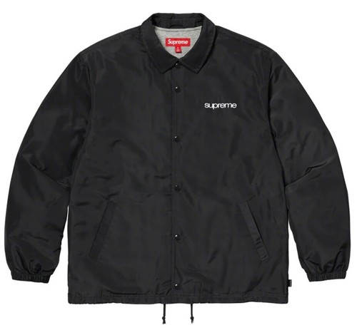 Supreme NYC Coaches Jacket Black Size small FW23 - In hand Ready