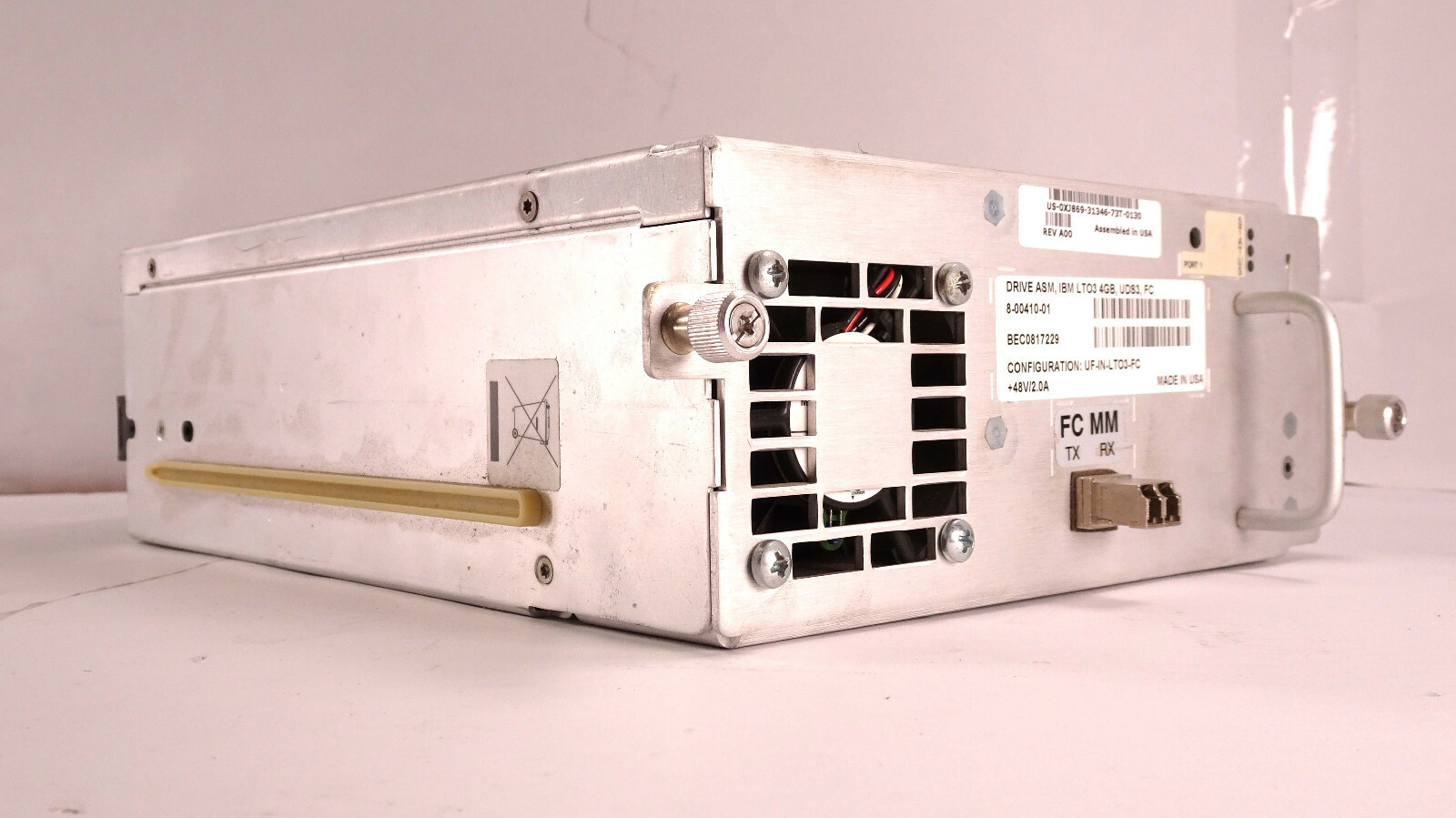 Dell XJ869 LTO3 4GB FC Fibre Channel 400/800GB Tape Drive for