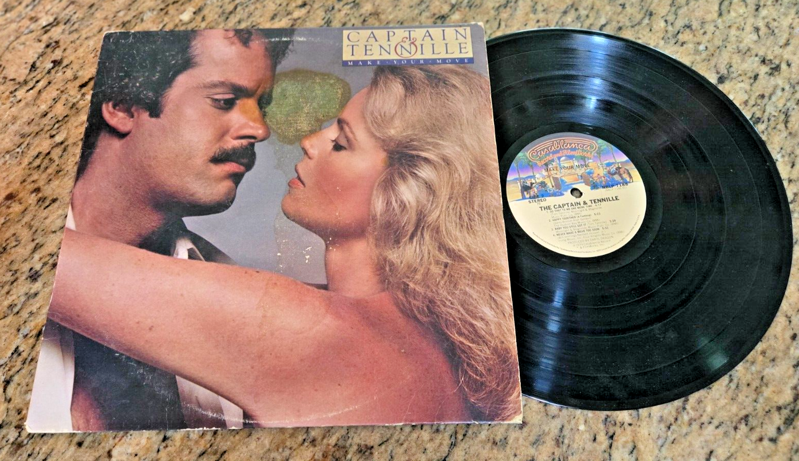 Captain & Tennille Make Your Move 1974 33 1/3 RPM Vinyl NBLP 7188