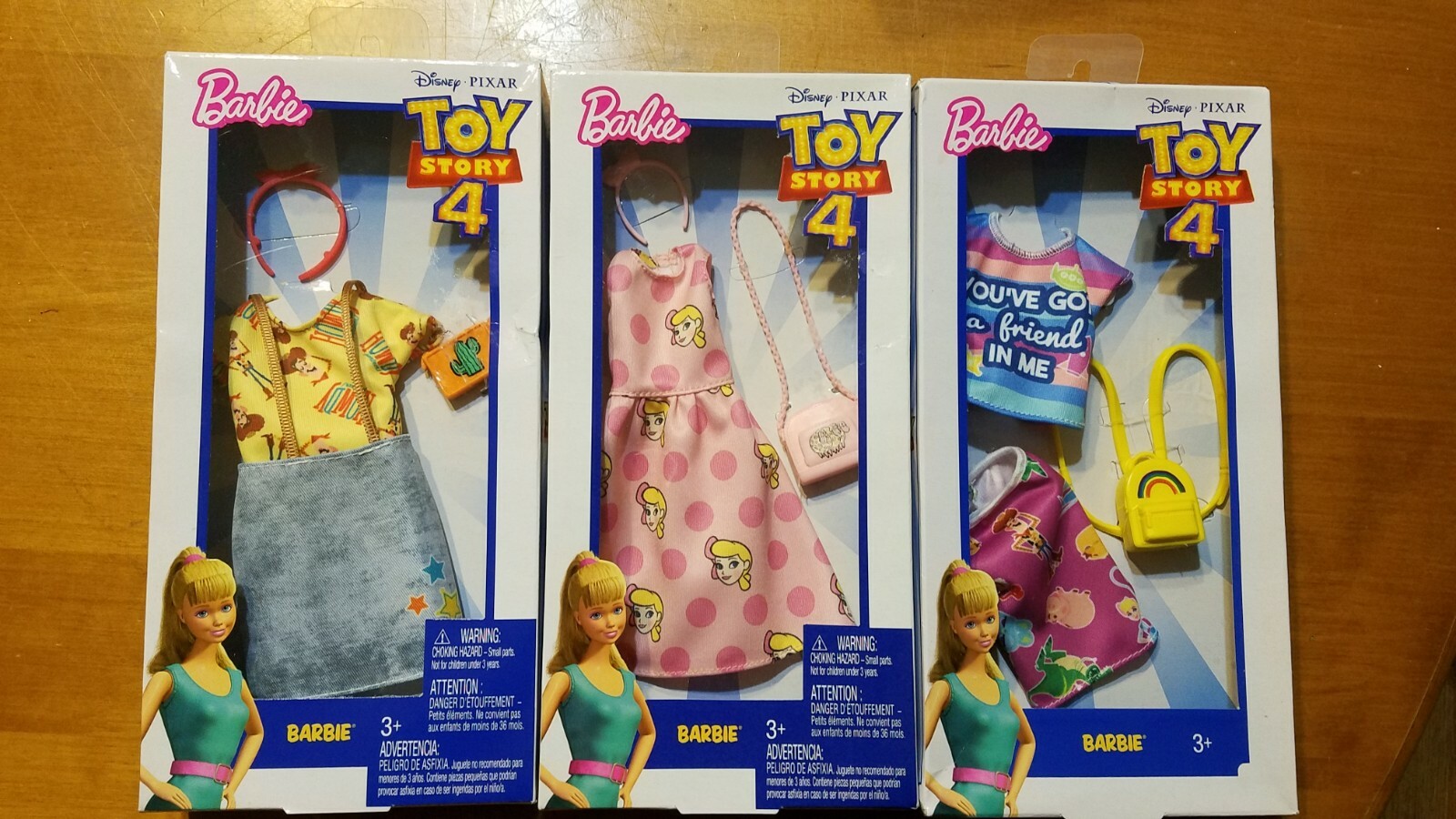 Mattel Barbie Toy Story 4 Clothing Fashion Outfits Bo Peep Woody