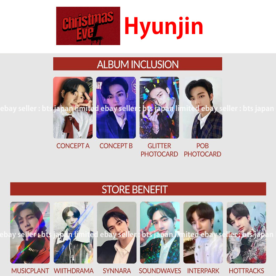 Stray Kids Hyunjin Christmas EveL Official Photocard CONCEPT