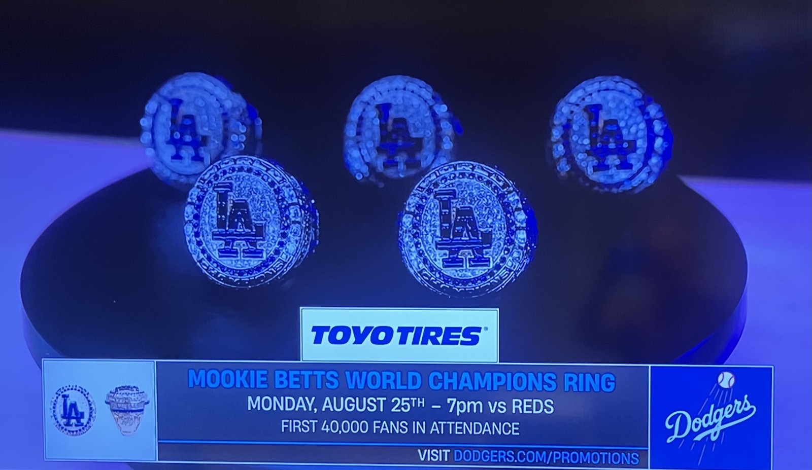 ムーキーベッツ2024Champions Ring NEW 2024 LOS ANGELES LA DODGERS
