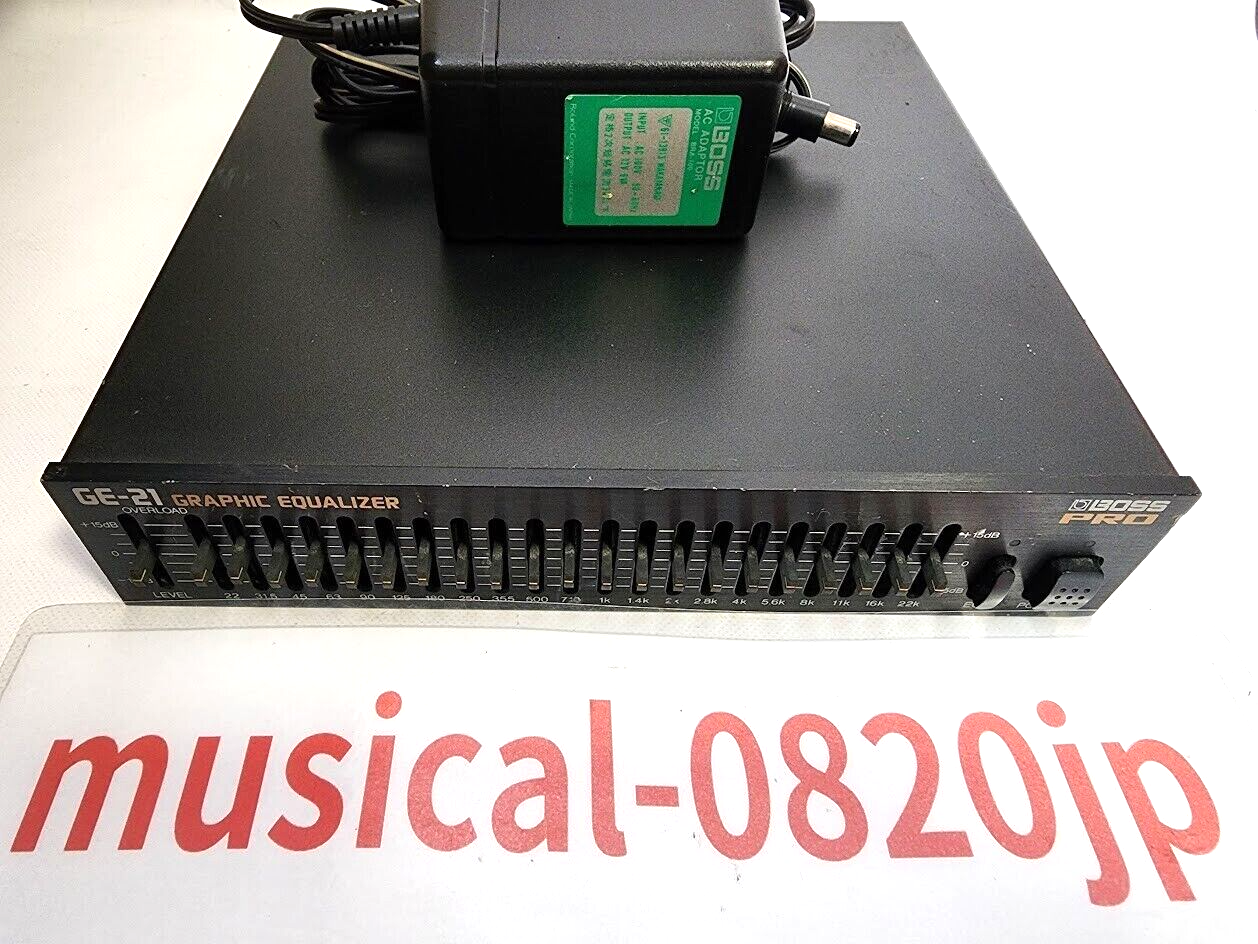 Boss PRO GE-21 Graphic Equalizer Half Rack Effects | eBay