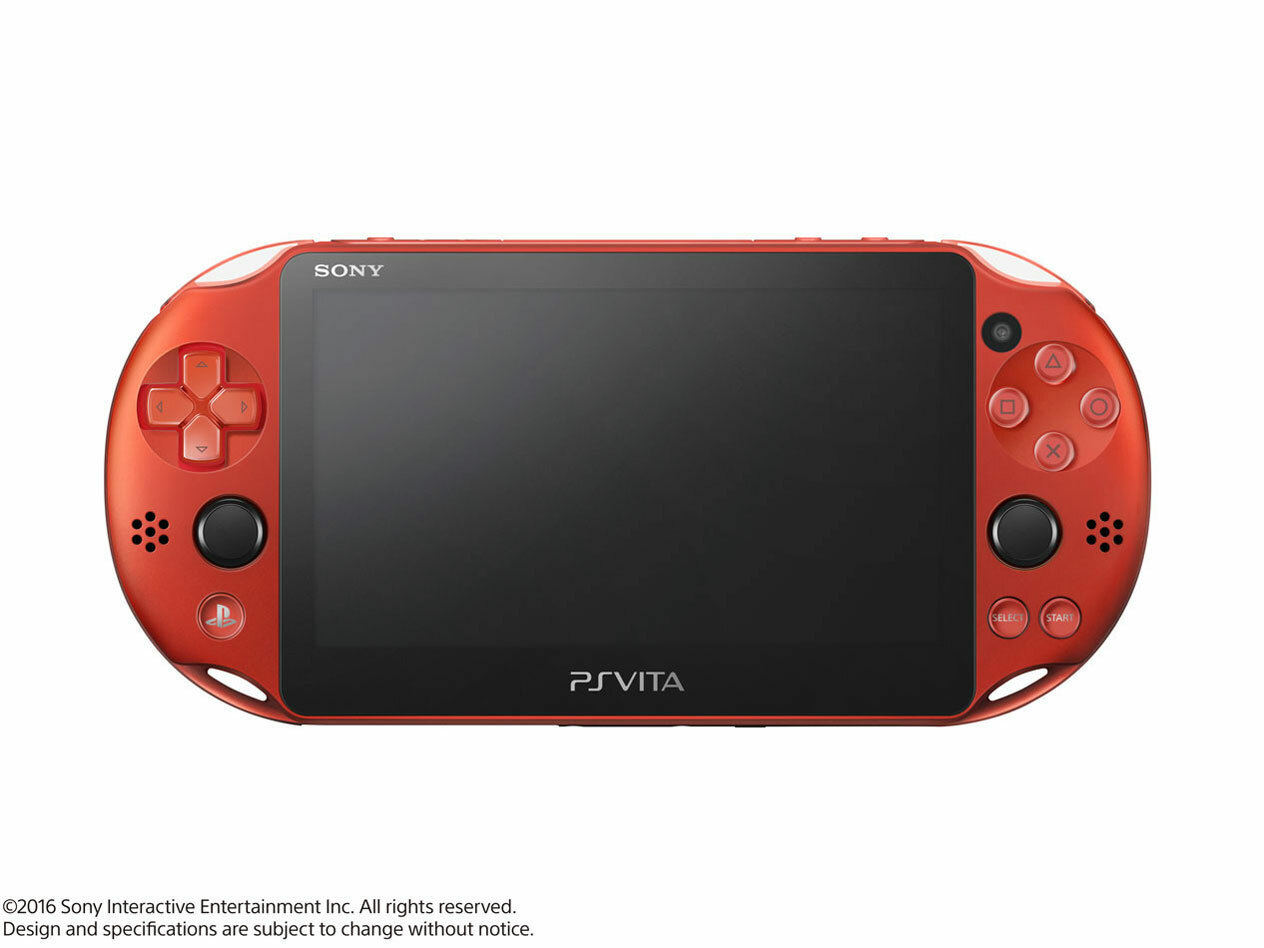 USED PS Playstation vita Wi-Fi model METALLIC RED PCH-2000 ZA26