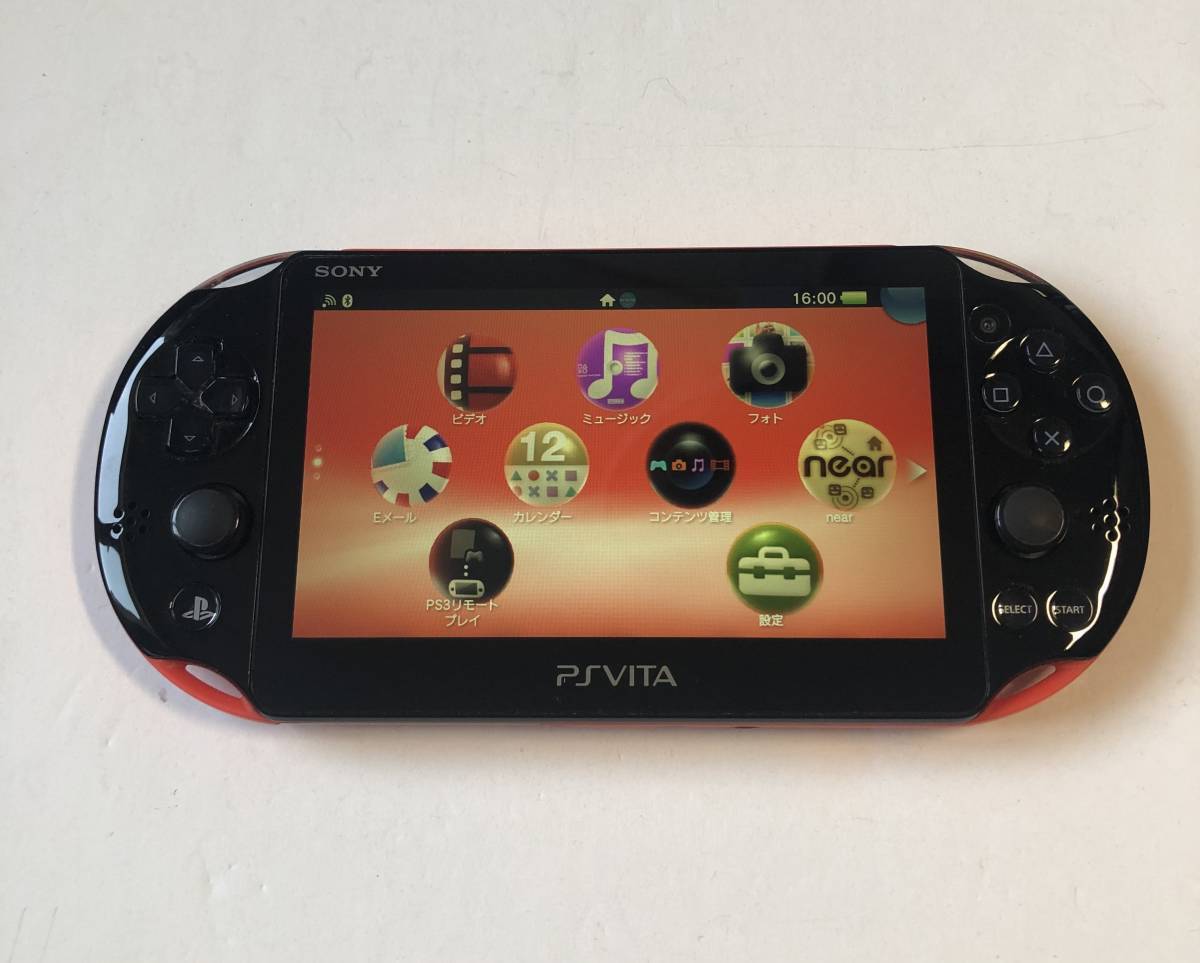 PlayStation PS Vita Sony Red Black PCH-2000 japan game Console