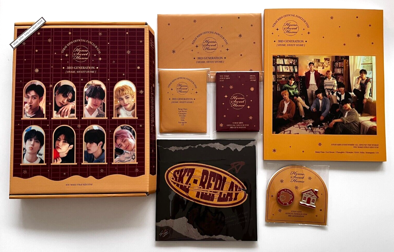 Stray Kids 3rd Gen Fanclub Kit Full Set Unused No Membership Card