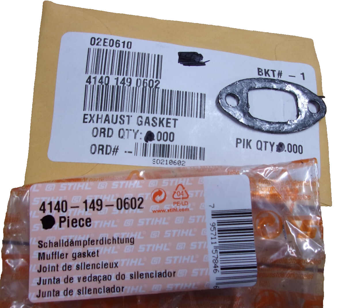 Stihl Muffler Gasket OEM BG 45 46 55 65 85 4140-149-0602 BG45 BG46