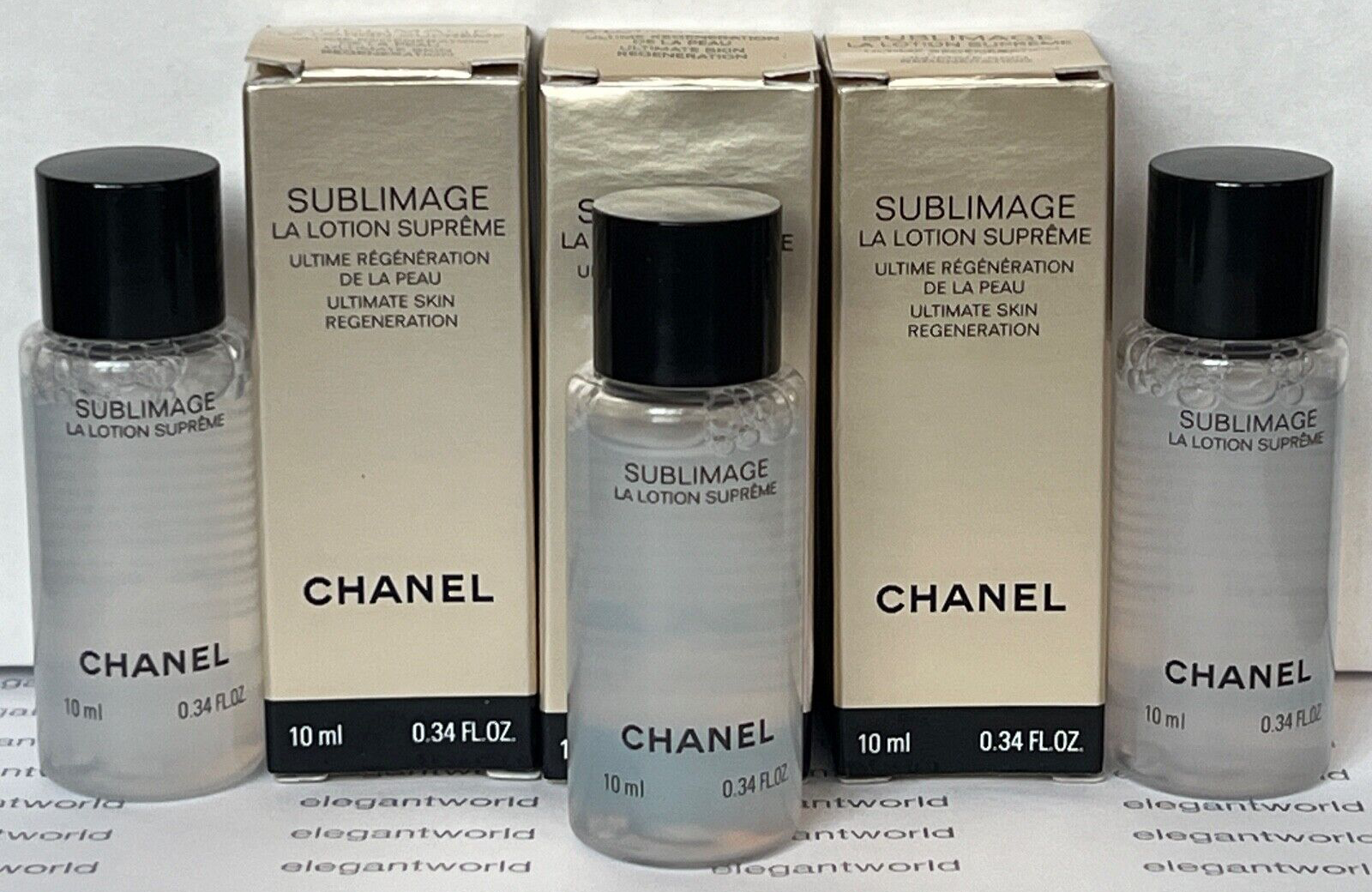 3 x Chanel Sublimage LA LOTION SUPREME Ultimate Skin Regeneration