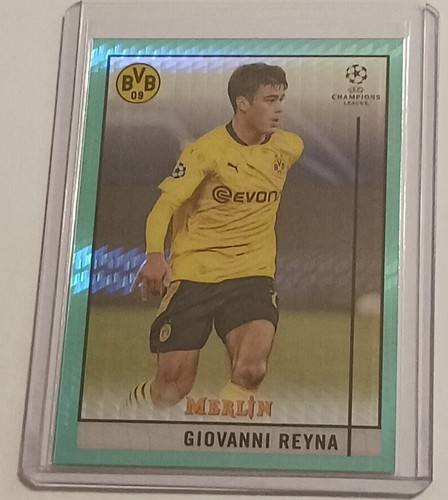 2020-21 Topps Merlin GIOVANNI REYNA Aqua Prism Refractor TEAM USA