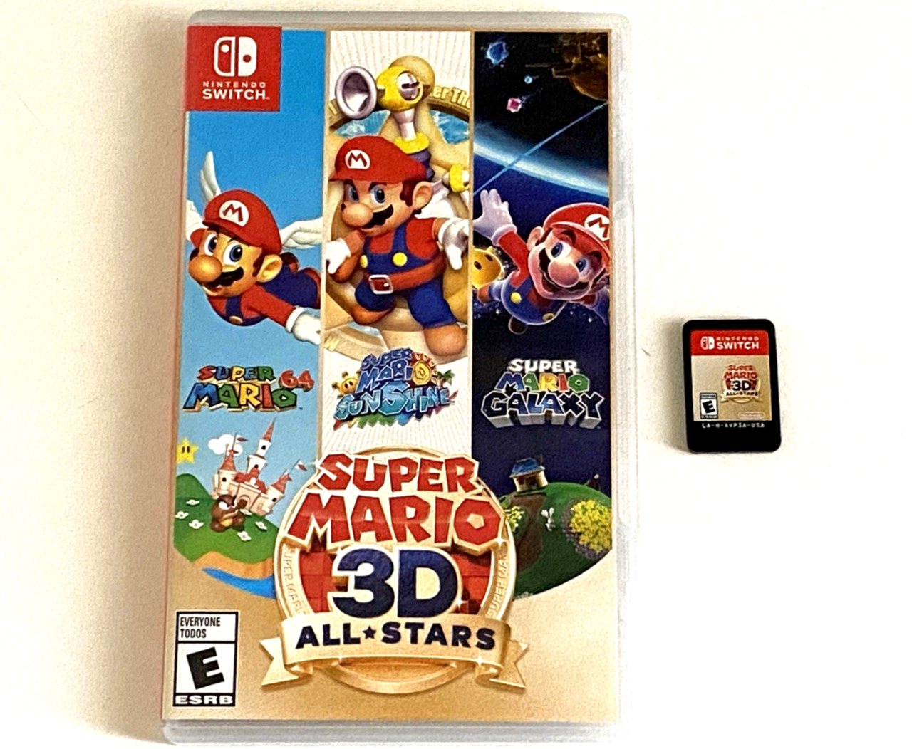 Super Mario 3D All-Stars Nintendo Switch Game Cartridge Case