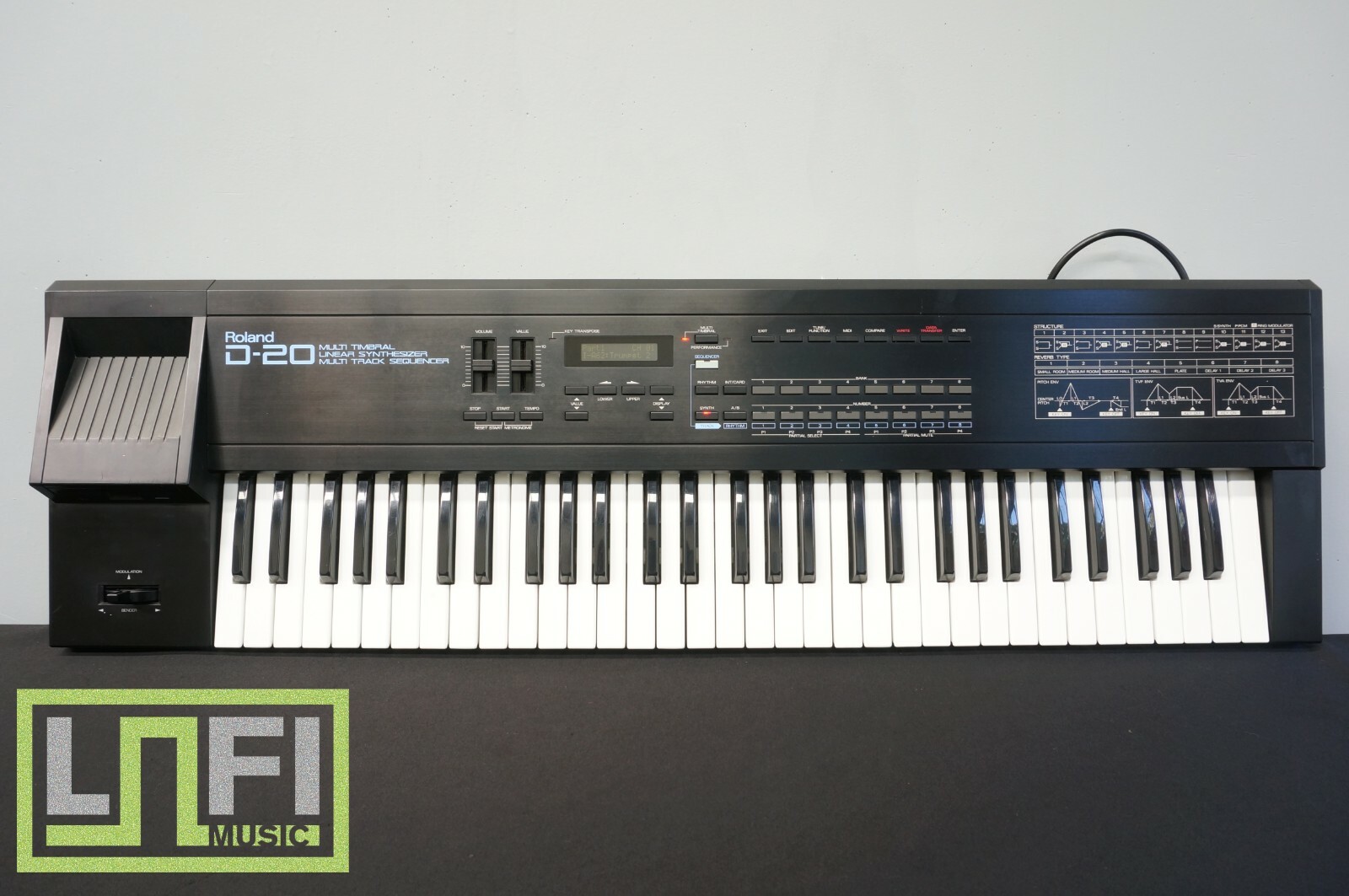 Roland D-20 Vintage Multi Timbral Linear Synthesiser W/ Sequencer