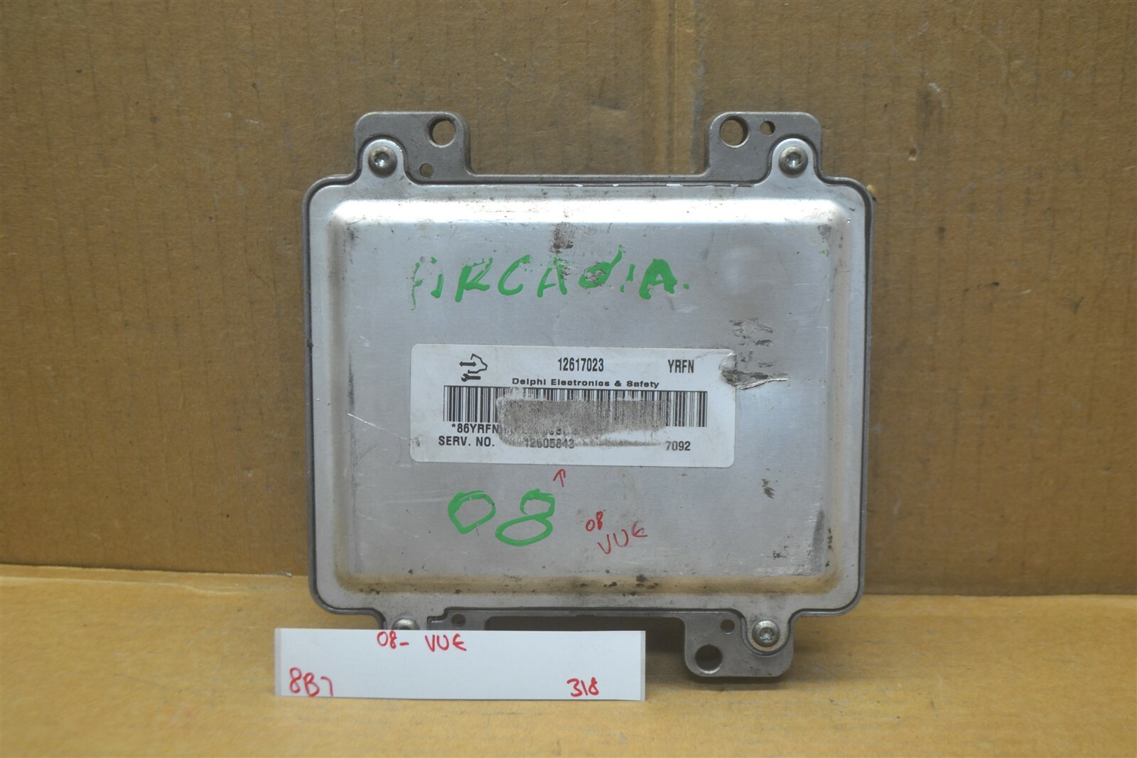 2008 Saturn VUE Engine Control Unit ECU 12505843 Module 318-8b7 | eBay