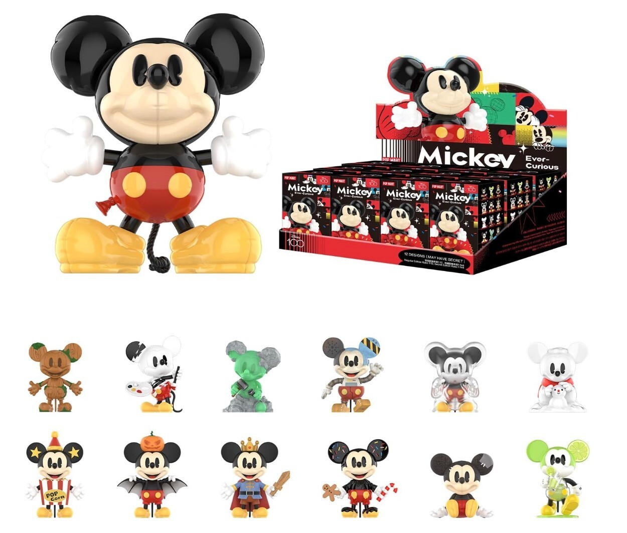 POP MART x Disney 100th Anniversary Mickey Ever-Curious Series