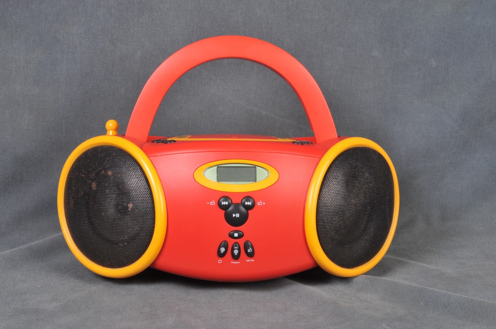 VTG Disney Mickey Mouse DB3000-C Portable CD AM/FM Stereo Radio